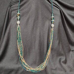 Park Lane “Role Model” Multi-Strand Crystal Beaded Necklace – NWOT